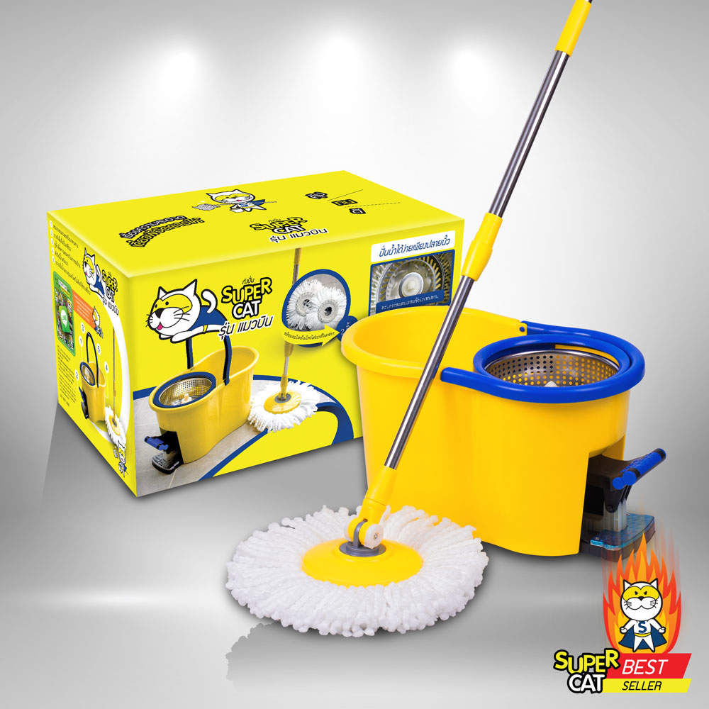 Supercat Spin Mop Flying Cat Model