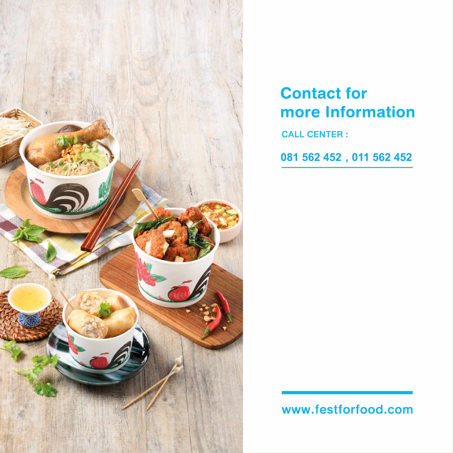 Fest food safety packaging